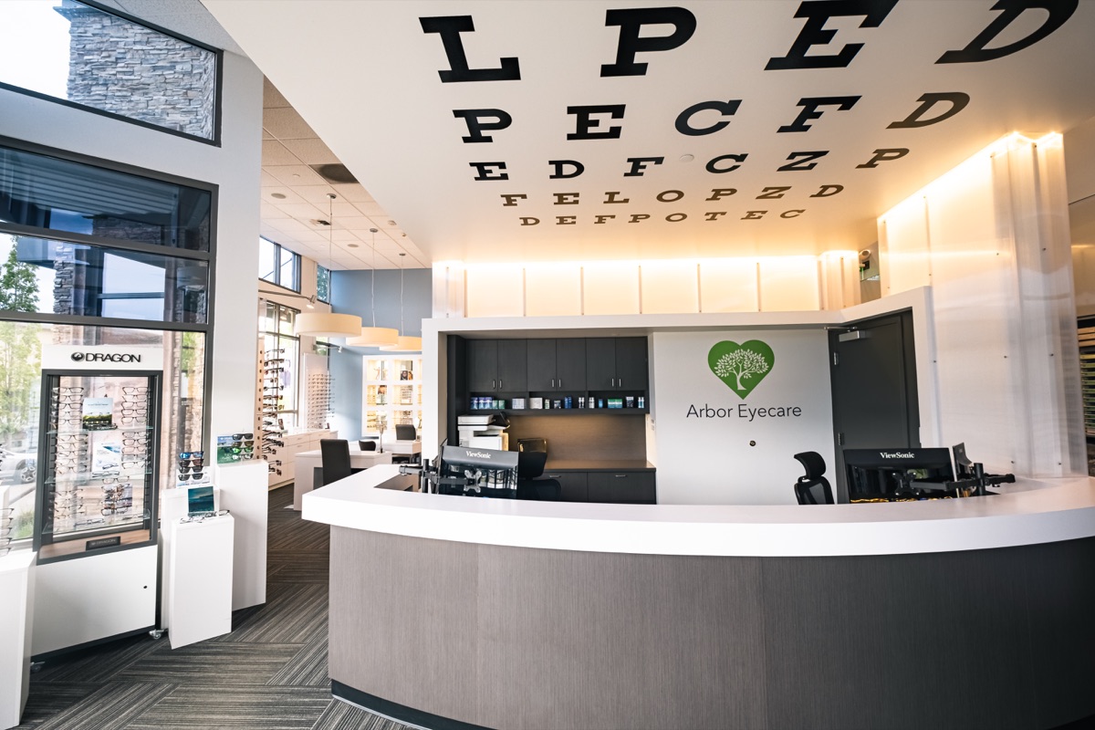 Arbor Eyecare Snoqualmie Ridge optical and front desk